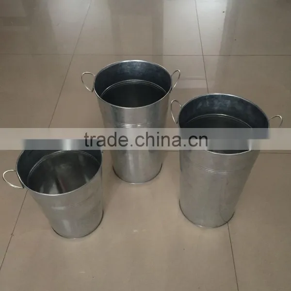 Galvanized Floral Bucket photo-2