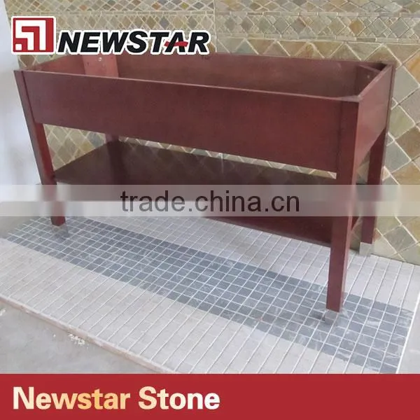 Newstar Colorful Hotel Bathroom Corner Vanity Base Cabinet photo-6