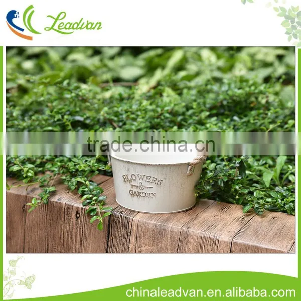 Cheap Sale Rustic Home Decoration Garden Ornaments Unbreakable Floral Big Square Flower Pots photo-4