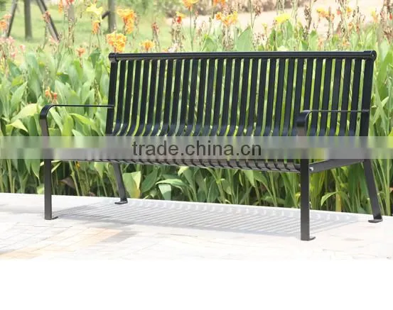 Arlau Outdoor Steel Iron Benches for Public Park photo-2