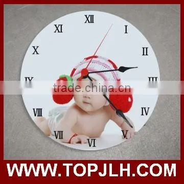 2017 Hot Sell Christmas Gift Custom Photo Printed Wall Clocks Sublimation Blank Wall Clocks for Sublimation photo-3