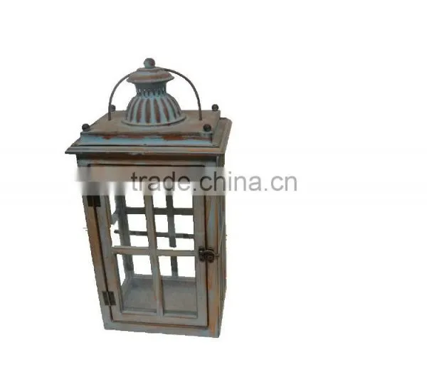 Minhou Handmade Rustic Wooden Candle Lantern photo-2