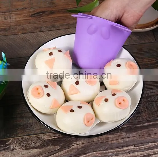 Colorful Animal Shape Silicone Oven Rack Guard Oven Glove Mit photo-4