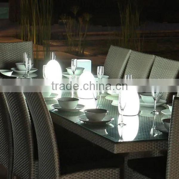 Environmental Protection PE Warm RGB Light Plastic Waterproof LED Table Lamp/lantern photo-4