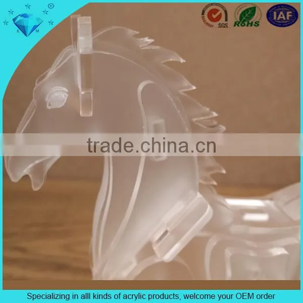3d Laser Engraving Acrylic Horse Figures photo-2