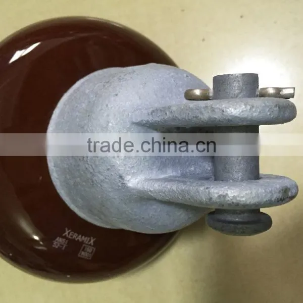 ANSI Cap and Pin Type Bell Type Porcelain Ceramic Electric Fence Suspension Insulator for High Voltage photo-4