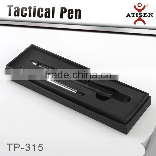 Tactical Pen With Steel Tip Glass Breaker/Self Defense Tool Black photo-3