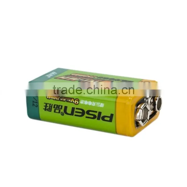 Pisen Rechargeable 9V 250mAh Nimh Battery Pack