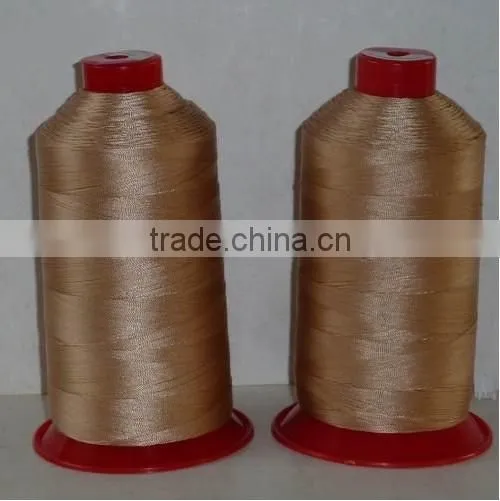 High Tenacity Polyester Bonded Thread Leather Sewing Thread Bonded Filament Polyester Bonded Sewing Thread 100% Polyester Bonded photo-5