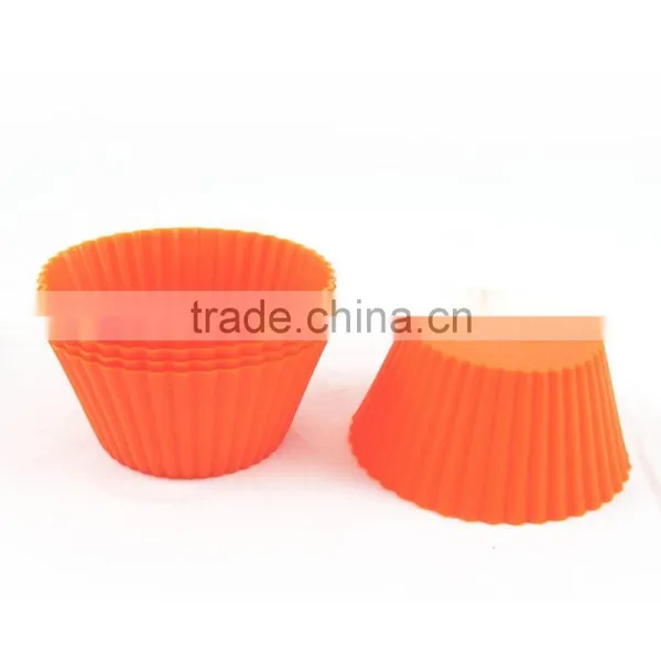 Silicone Round Cake Muffin Chocolate Cupcake Baking Cup Mold photo-3