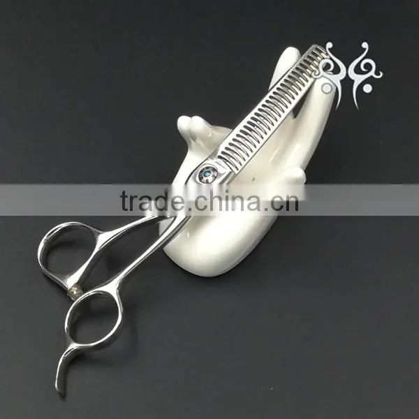 QJ-HS103 100% Pure Hand Made Hairdressing Scissors Convex Edge Blade Japanese Hair Cutting Scissors photo-5
