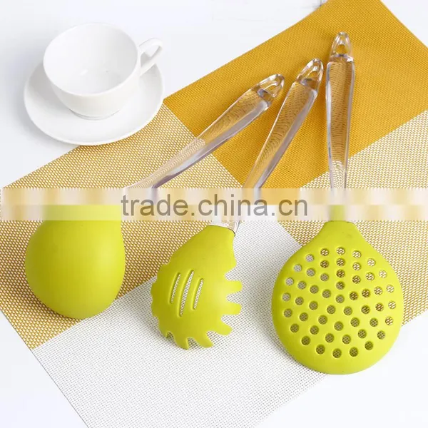 High Quality Factory Price PS Handle Silicone Kitchenware Cooking Utensil photo-4