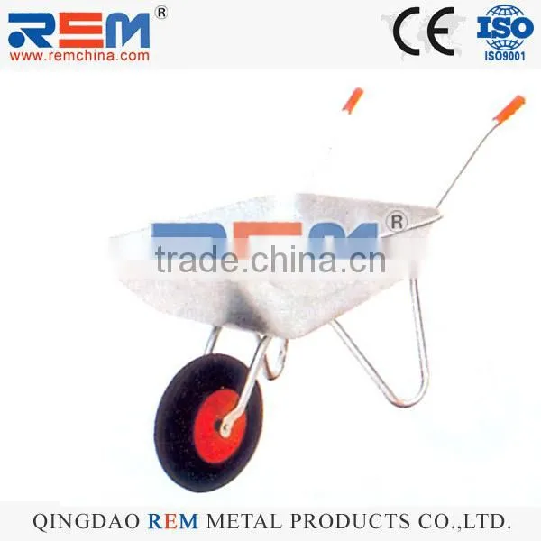 WB5206 Rem Garden Plastic Wheelbarrow 60L With Poly Tray PP Material Green photo-2