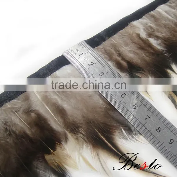 Cheap Wholesale Natural Rooster Tail Feathers for Indian Headdress Decoration photo-3