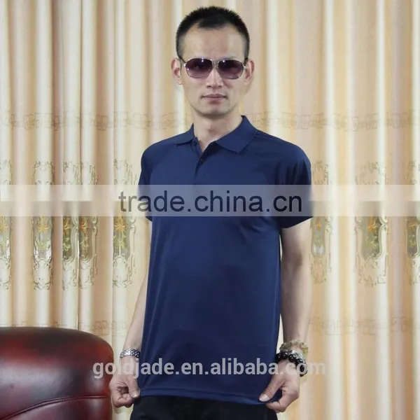 Custom 100% Polyester Dry Fit Mens Quick Dry Polo Shirt Wholesale Sport Polo Shirt photo-5