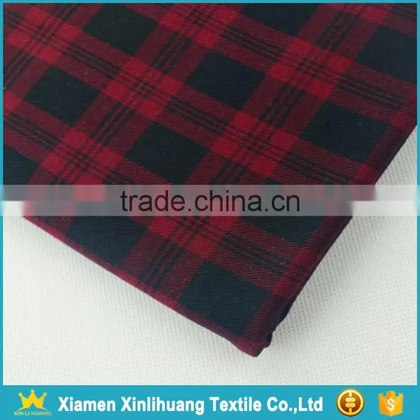 Wholesale New Fashion 40S Brushed 100 Cotton Yarn Dyed Twill Plaid Fabric for Shirt photo-4