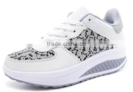 Fitness Swing Shape Up Shoes Wedge Women Walking Casual Shoe Stock Wholesale photo-4