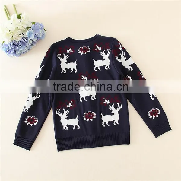 Duoduo Princess Latest Sweater Designs for Girls Baby Cardigan Sweater Children Cardigans With Deer Prints photo-6