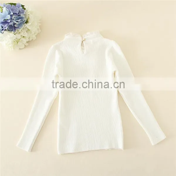2015 Fashion Children Christmas Pullover Sweater White and Black Sweaters for Girls photo-2