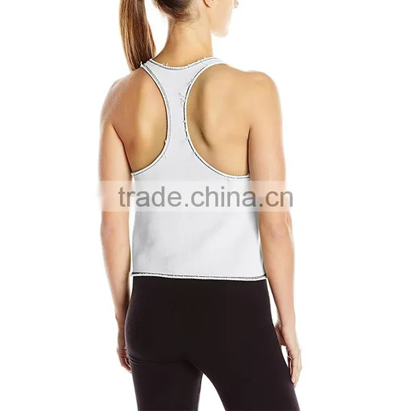 OEM Factory Woman Tank Top Funny Printing Tops Custom Gym Stringer Vest photo-2
