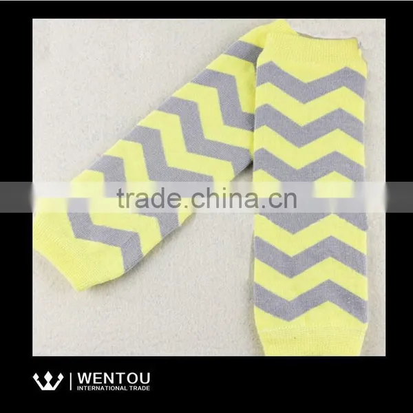 Personalized Cotton Baby Socks Chevron Leg Warmer For Children photo-6