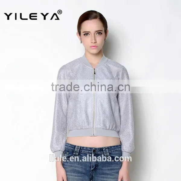 Unique Comfortable Fabric Used Fashion Casual Crop Style Women Coat Model photo-3