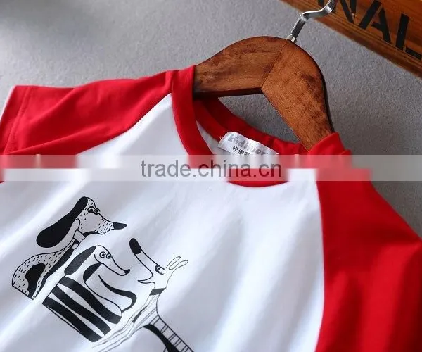 Wholesale Summer Short Sleeve Cotton Priting Boys Kids t Shirt and Shorts photo-6