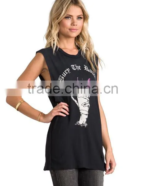 no Bra Custom Printing Tank Top photo-2
