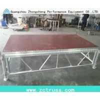 Stage Movable Performance Stage Flexible Plywood Aluminium Lighitng Stage photo-2