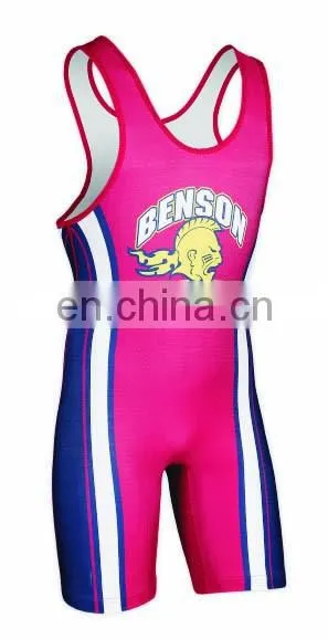 2017 OEM Custom Sublimated Wrestling Singlets photo-4