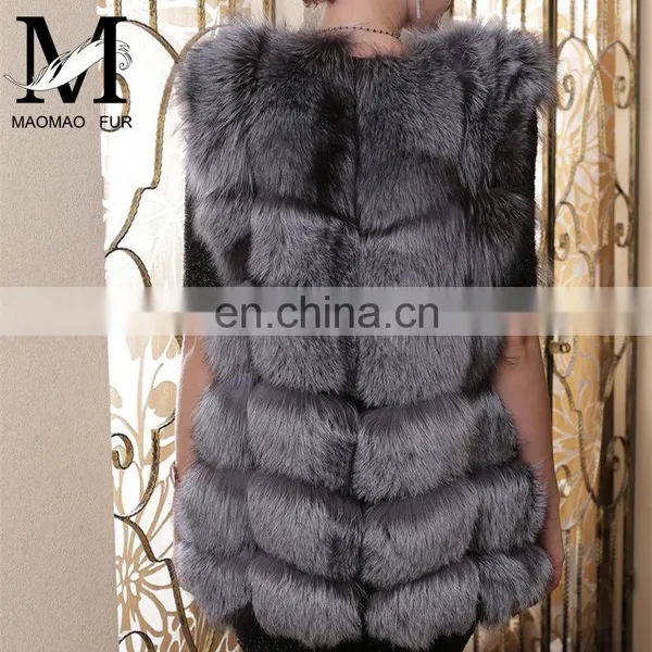 2015 New Design China Wholesale Fox Fur Vest Womens Real Fur Vest photo-6