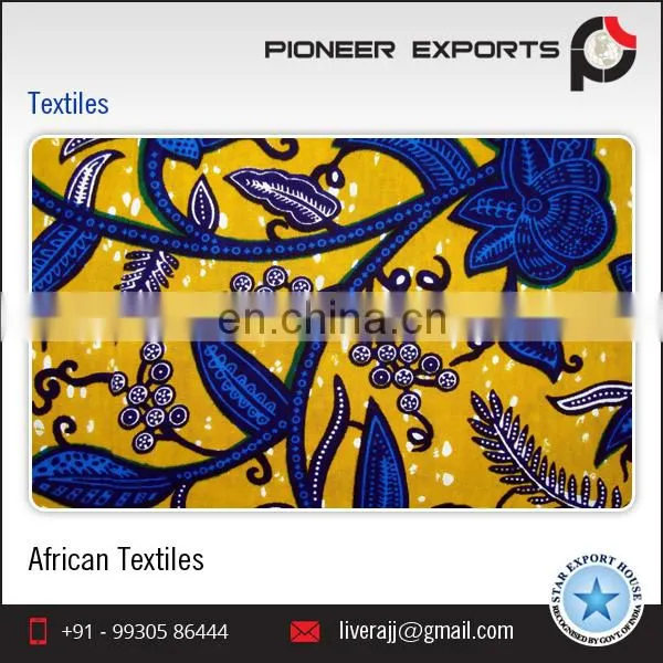 High Quality Garment Textile Fabric African Print Fabric photo-3