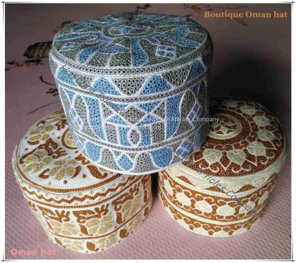 Latest Oman Hat / Muslim Cap / Arabian Cap / Oman Cap / Muslim Embroidered Cap photo-5