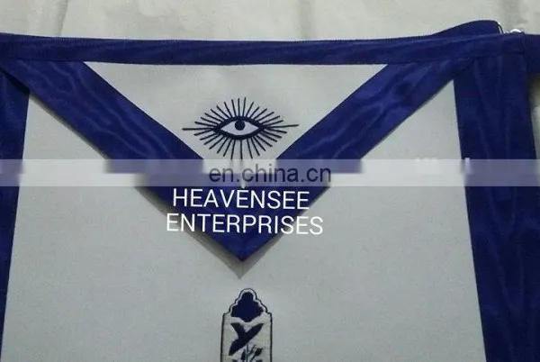 MASONIC REGALIA JUNIOR WARDEN APRON BLUE HOUSE OFFICER'S photo-5