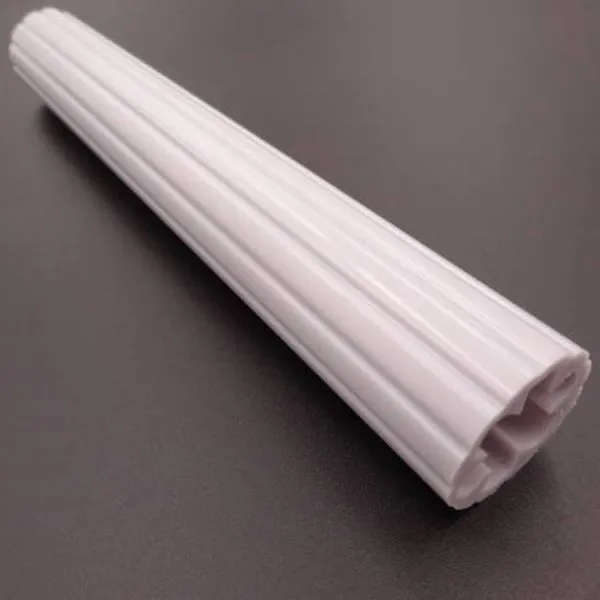 Plum Blossom Tube Extrusion Polycarbonate Milky White Round Plastic photo-2