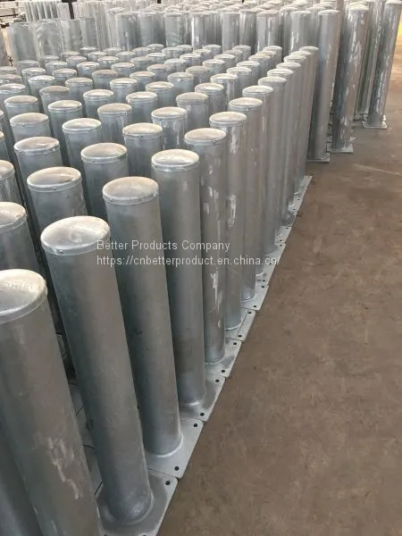 Стальной монтированный неподвижный парковочный безопасности столб