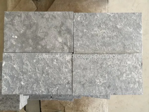 Blue Limestone, Grey Limestone, Grey Blue Limestone Flaggings,blue Limestone Steps Wall Coverings Claddings photo-3