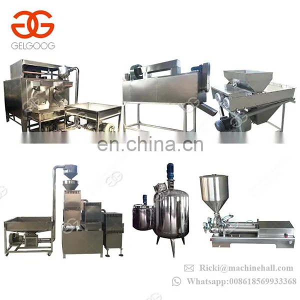 New Design Peanut Grinding Machine Sesame Paste Grinder Tahini Colloid Making Groundnut Butter Production Line photo-3