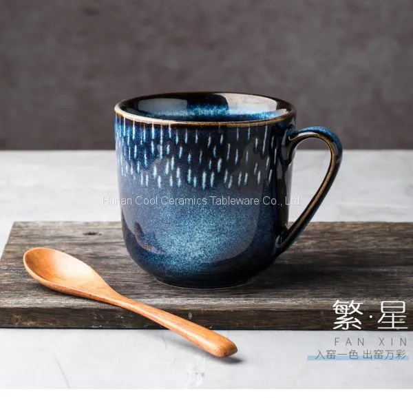 Custom Blank Ceramic Mug Color Glazed Ceramic Coffee Mug