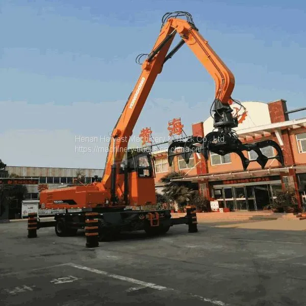 40 Ton Hydraulic Wheel Excavator With Grapple/Log Grab photo-4