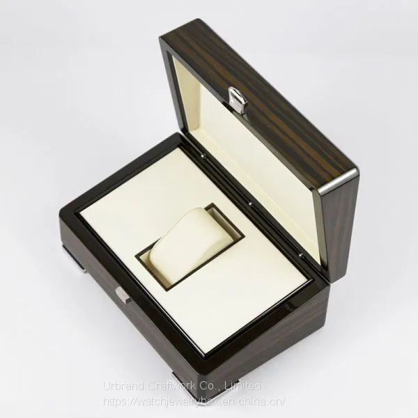 Custom Home Furnishing Storage Gift Custom Small Black Watch Box photo-4
