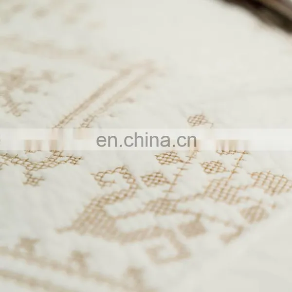 Wholesale Customized Color Printed Embroidered Luxury Bedding Set 100% Cotton photo-6