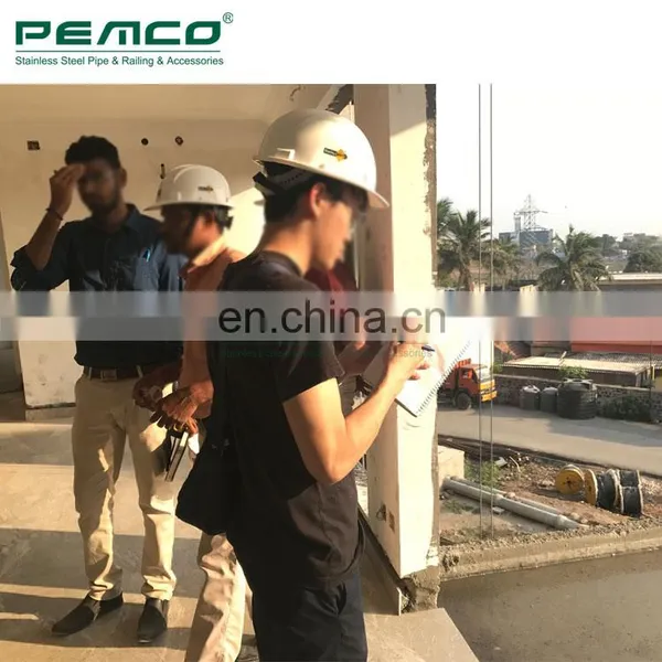 Balustrade Factory Stainless Steel Terrace Railing Glass Balustrade Inox Balcony Railing photo-4