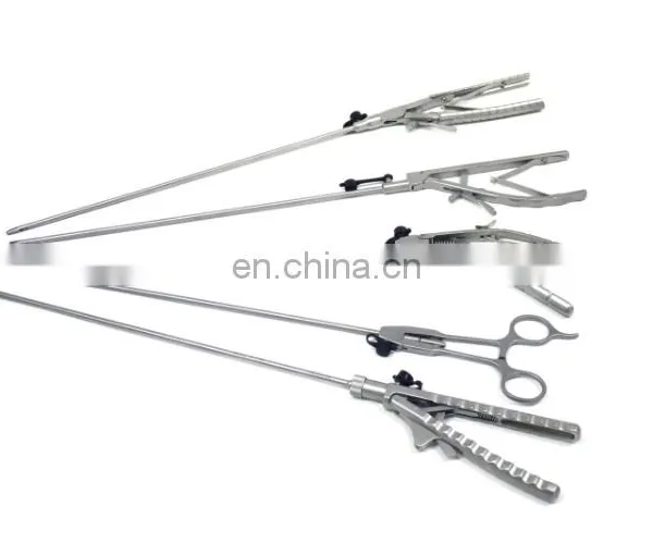 Laparoscopic Straight Needle Holder Forceps Laparoscopy Endoscopic Instruments photo-4
