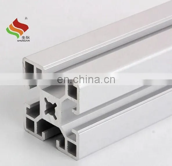 SHENGXIN Perfil Aluminio Estructural (T-slot) Aluminium Profiles Frame Europe Standard Black or White photo-5