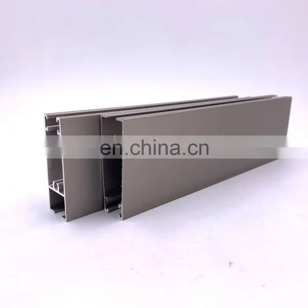 SHENGXIN China 6061 Aluminum Profile Extrusion Aluminium Curtain Rail Aluminium Frame for Cabinet photo-2