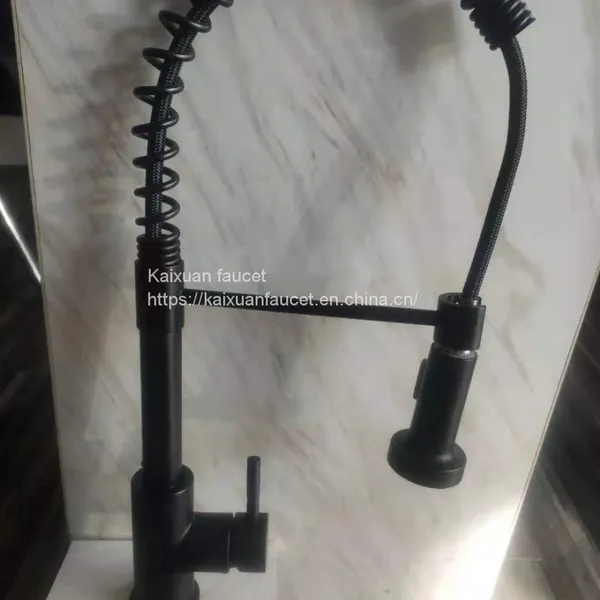 Stainless Steel Spring Drawing Kitchen Basin Faucet