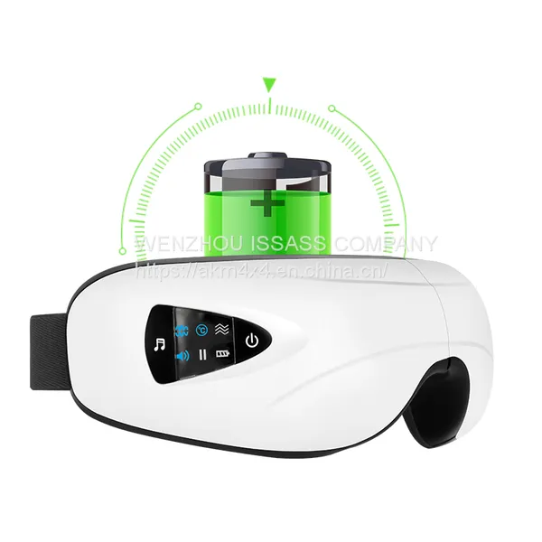 Electric Foldable Rechargeable Heat Vibration Air Compression Massage With Music Cheyin Eye Massager Realink photo-2