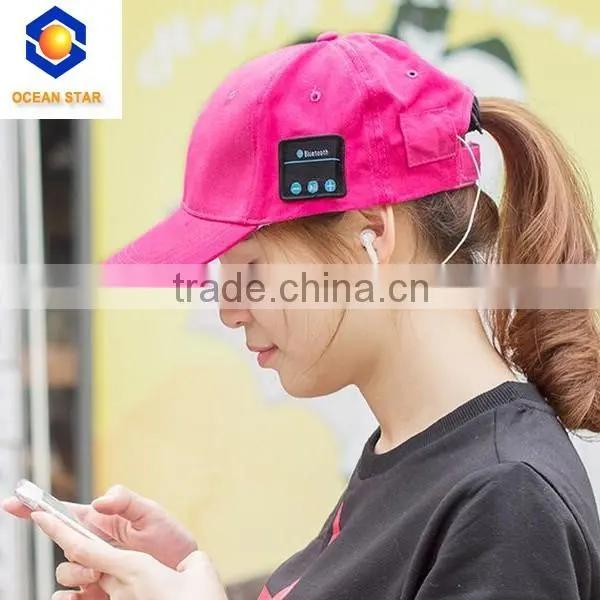 Cheaper Price Knitted Bluetooth Baseball Cap Bluetooth Snapback Cap photo-3