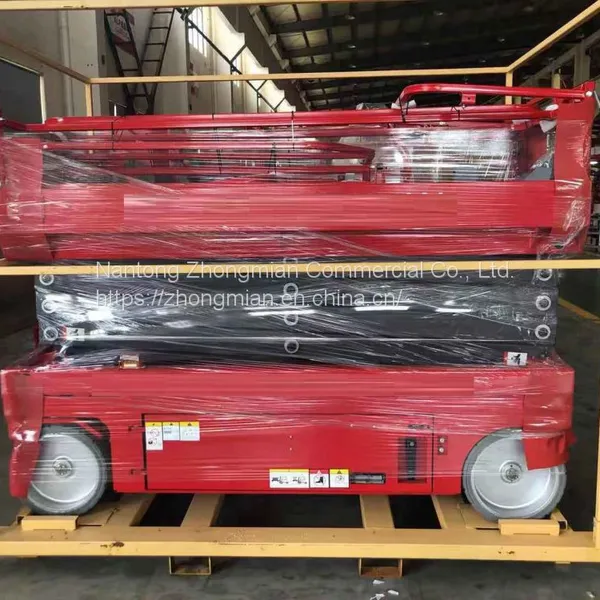 Self-propelled Electric Scissor Lift Single and Double Work Platform photo-3